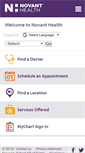 Mobile Screenshot of novanthealth.org